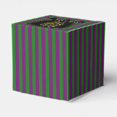 Mardi Gras Patroon Mardi-Gras Bedankdoosjes (Achterkant)