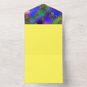 Mardi Gras Pattern All In One Uitnodiging (Binnen)