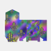 Mardi Gras Pattern Bedankdoosjes (Uitgevouwen)