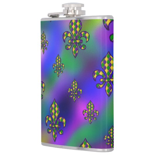 Mardi Gras Pattern Heupfles (Links)