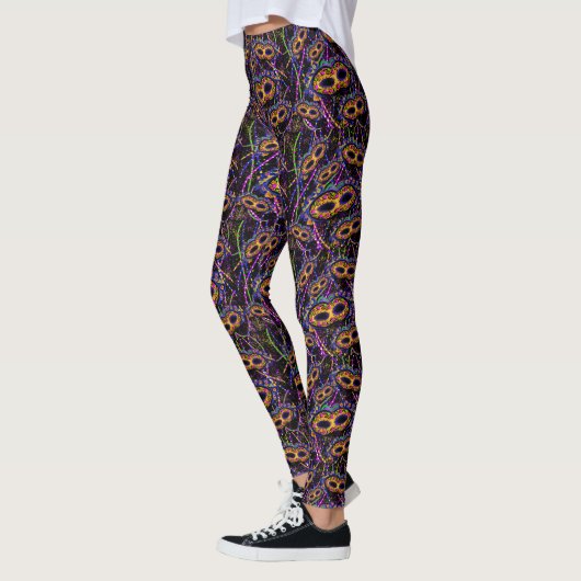 Mardi Gras Pattern Leggings (Links)