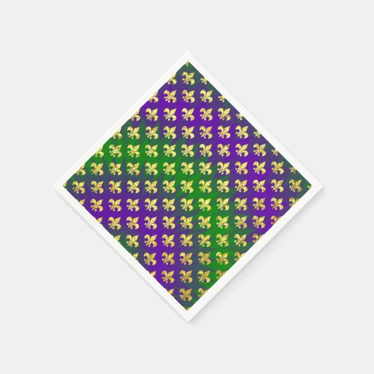 Mardi Gras Pattern mardi-gras Servetten (Hoek)