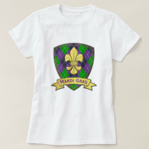 Mardi Gras Pattern mardi-gras T-shirt