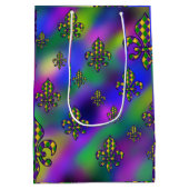 Mardi Gras Pattern Medium Cadeauzakje (Achterkant)