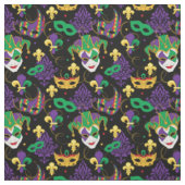 Mardi Gras Pattern Stof (Swatch)