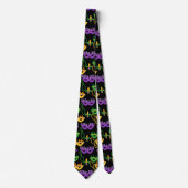 Mardi Gras Patterned Stropdas (Voorkant)