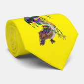 Mardi Gras pelikaan Stropdas (Opgerold)