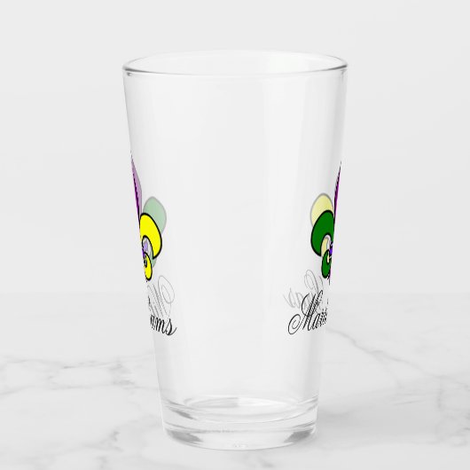 Mardi Gras Persoonlijk Glas (Links)