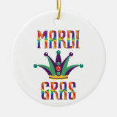 Mardi Gras Persoonlijke foto Ornament (Voorkant)