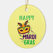 Mardi Gras Persoonlijke foto Ornament (Links)