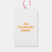 Mardi Gras Persoonlijke Gift Labels Cadeaulabel (Achterkant)