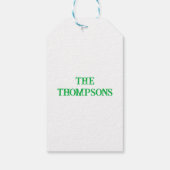 Mardi Gras Persoonlijke Giftlabels Cadeaulabel (Achterkant)