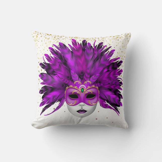 Mardi Gras Pillow Kussen (Voorkant)