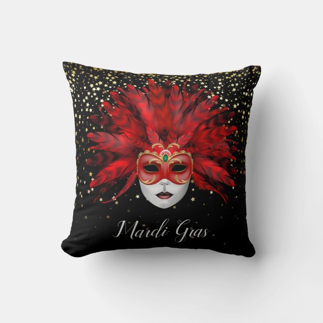 Mardi Gras Pillow Kussen (Voorkant)