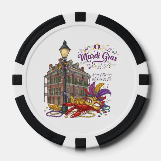Mardi Gras Poker Chips (Voorkant)