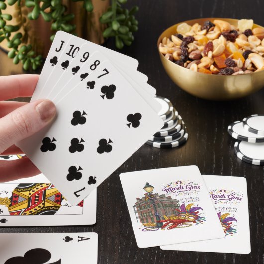 Mardi Gras Pokerkaarten (Insitu)