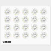 Mardi Gras Polka Dot Birthday Ronde Sticker (Vel)