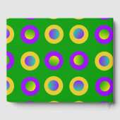 Mardi Gras Polka Dots Gastenboek (Achterkant)