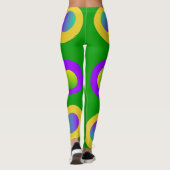 Mardi Gras Polka Dots Leggings (Achterkant)