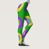 Mardi Gras Polka Dots Leggings (Rechts)