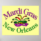 Mardi Gras Poster (Voorkant)