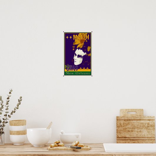 Mardi Gras Poster (Keuken)