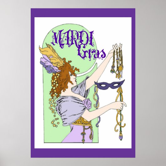 Mardi Gras Poster (Voorkant)