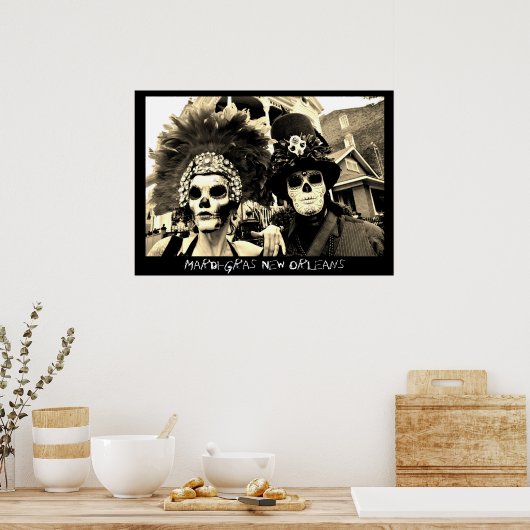 Mardi-Gras Poster (Keuken)