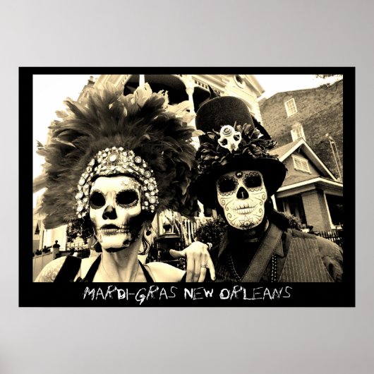 Mardi-Gras Poster (Voorkant)