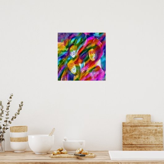 Mardi Gras Poster (Keuken)