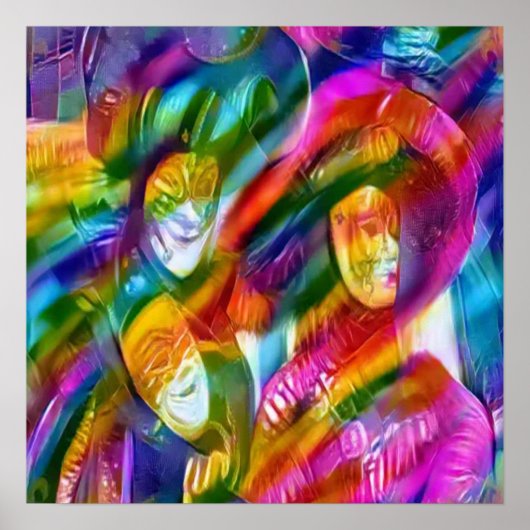 Mardi Gras Poster (Voorkant)