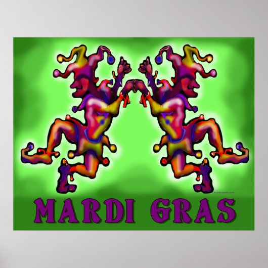Mardi Gras Poster (Voorkant)