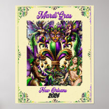 Mardi Gras Poster 2024