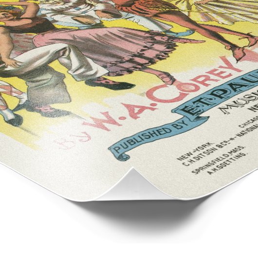 Mardi Gras Poster Foto afdrukken (Hoek)