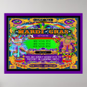 Mardi Gras Poster Gepersonaliseerd (Voorkant)