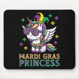 Mardi Gras Princess Eenhoorn Dikke Dinsdag Meisjes Muismat
