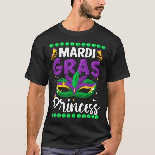 Mardi Gras Princess T-shirt (Voorkant)