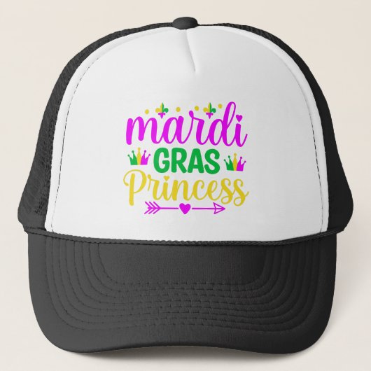 Mardi Gras Princess Trucker Pet (Voorkant)