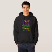 Mardi Gras Prinses Hoodie (Voorkant volledig)