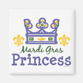 Mardi Gras Prinses Magneet (Voorkant)