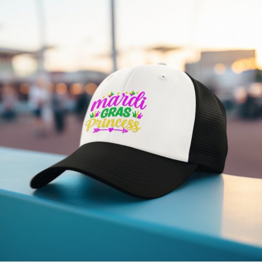 Mardi Gras Prinses Trucker Pet