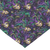 Mardi Gras Print Korte Tafelloper (Hoek)