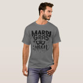 Mardi Gras Queen Funny T-shirt (Voorkant volledig)
