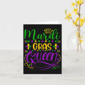 Mardi Gras Queen Parade Costume Kaart (Gele Bloem)