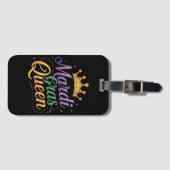 Mardi Gras Queen Parade Costume Party Bagagelabel (Voorkant (horizontaal))