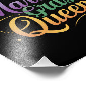 Mardi Gras Queen Parade Costume Party Foto Afdruk (Hoek)