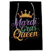 Mardi Gras Queen Parade Costume Party Medium Cadeauzakje (Voorkant)