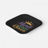 Mardi Gras Queen Parade Costume Party Papieren Bordje (Gebogen)