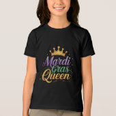 Mardi Gras Queen Parade Costume Party Tri-Blend Shirt (Voorkant)