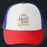 Mardi Gras Queen Parade Costume Party Trucker Pet<br><div class="desc">Mardi Gras Queen Parade Costume Party</div>